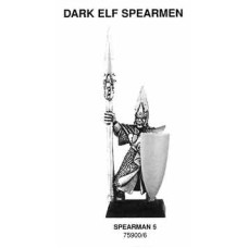 1995 Dark Elf Speraman 5 Marauder Miniatures 75900/6 - metal